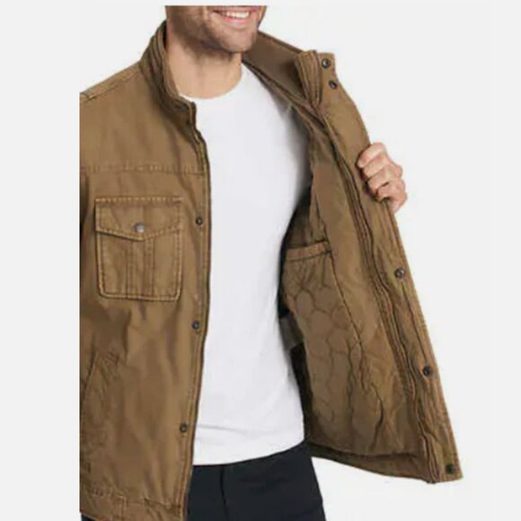 Levi’s Men's Canvas Work Utility Field Jacket Cotton Quilted Lined Size XL - Picture 4 of 13